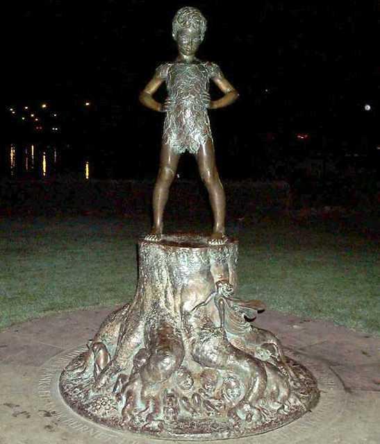 Peter Pan Statue at Virginia Lake