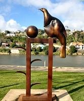 Riverbank Art. "Kereru" by Paul Dibble